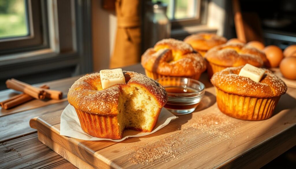 Cinnamon Sugar French Toast Muffins