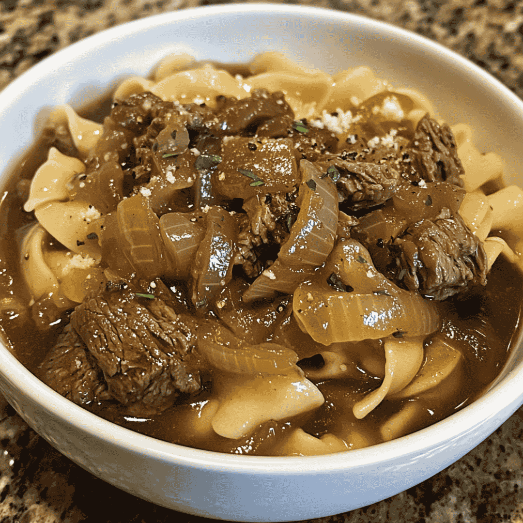 Best French Onion Beef and Noodles : The Cozy Comfort Food You Deserve