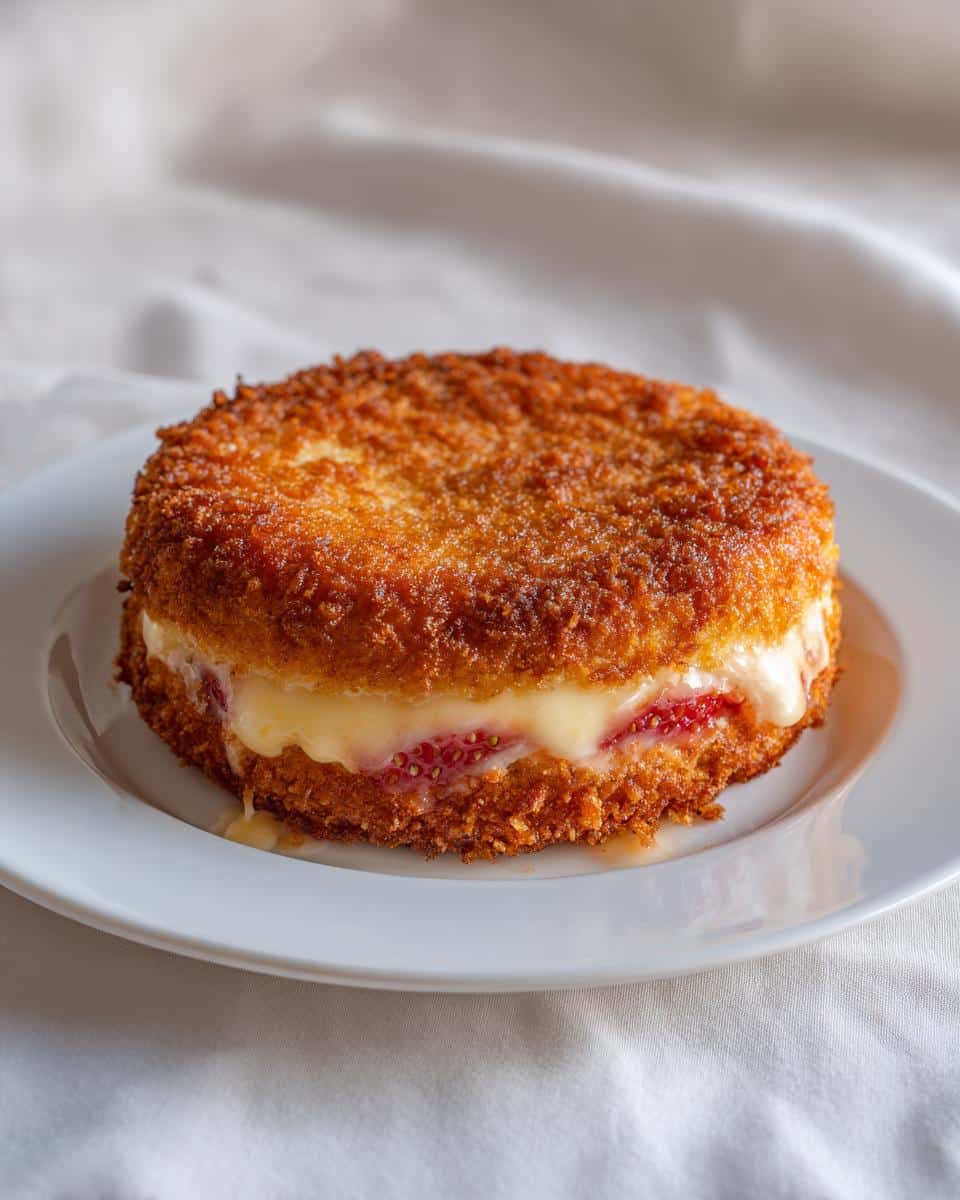 Fried Strawberry Cheesecake Sandwiches - detail 3