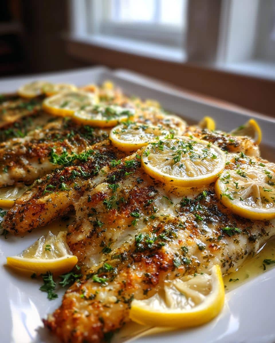 One-Pan Lemon Herb Tilapia - detail 1