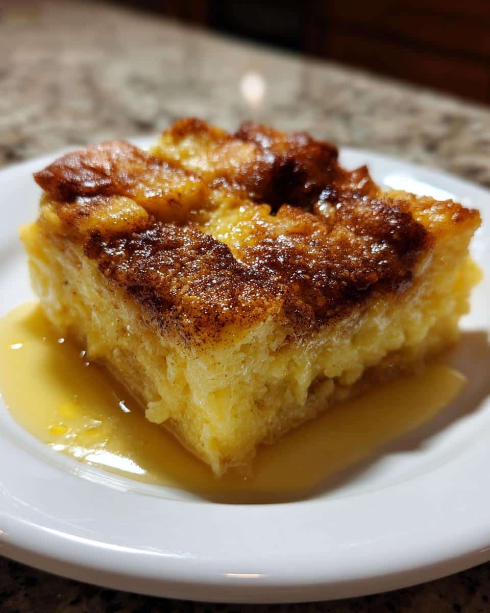 Bread pudding - detail 1