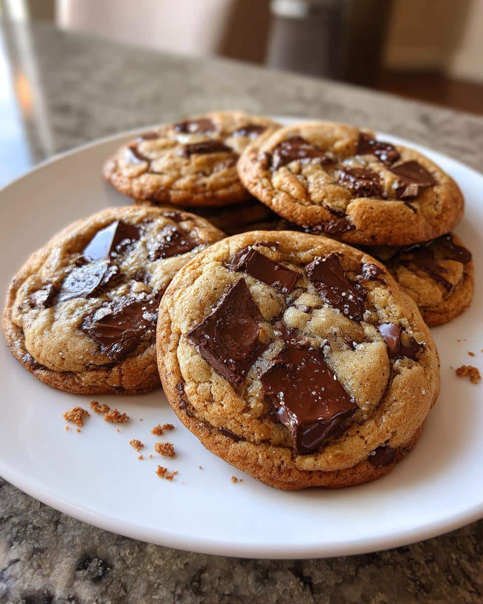 Chocolate chunk cookies - detail 1