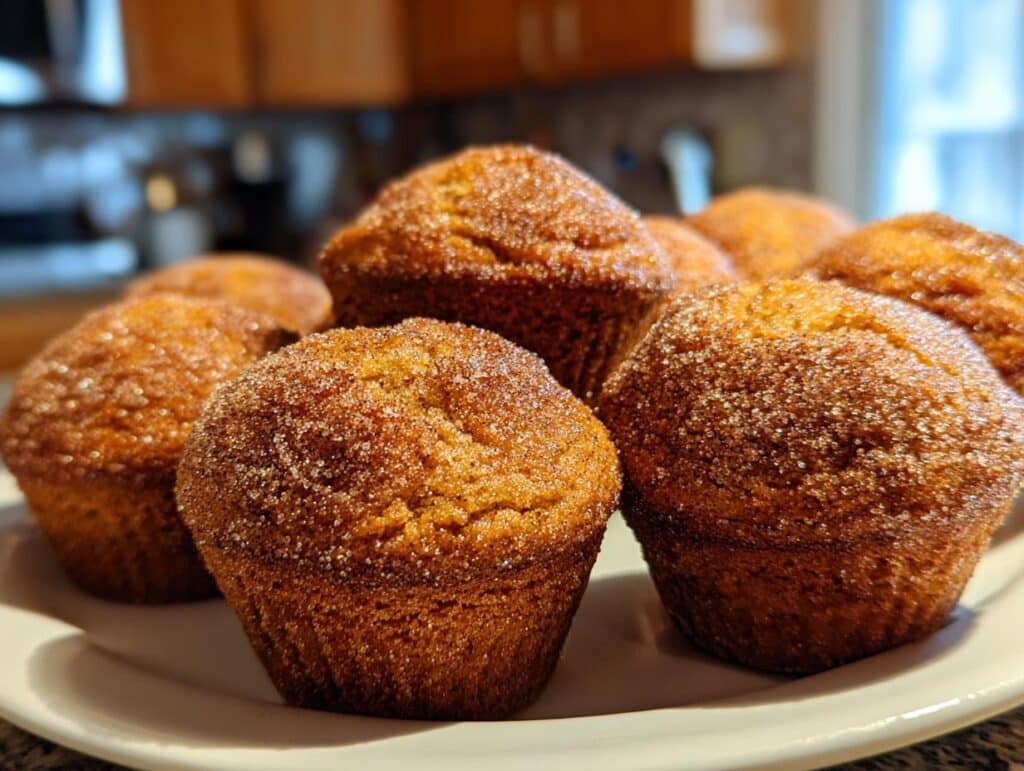 Cinnamon Sugar Pumpkin Muffins