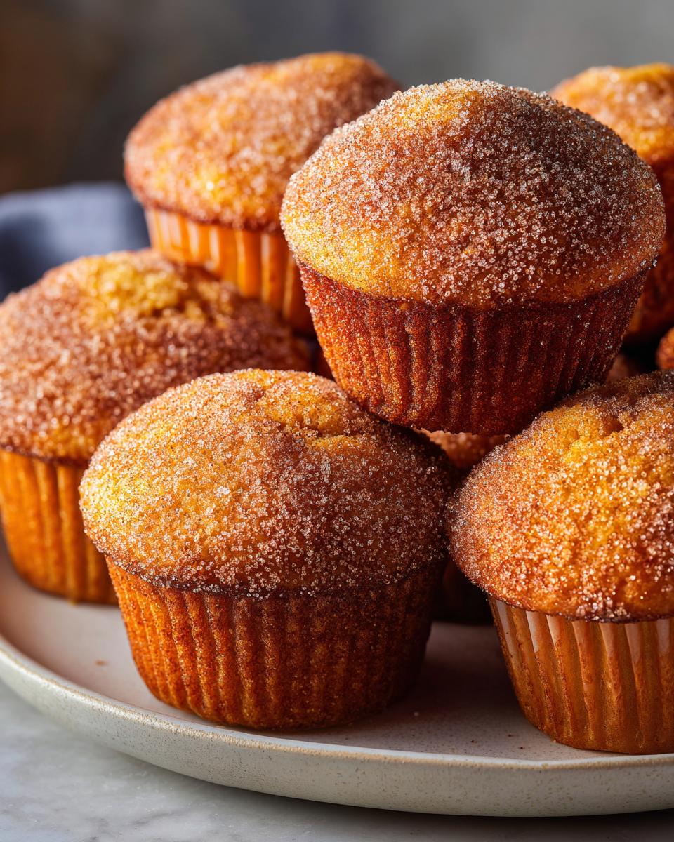 Cinnamon Sugar Pumpkin Muffins - detail 2