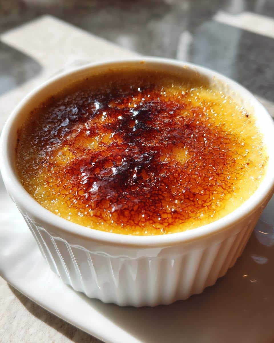 Creme brulee - detail 2
