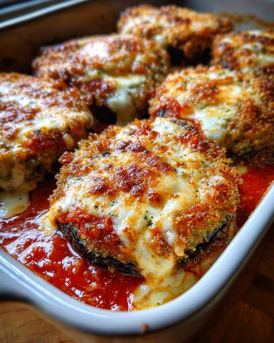 Crispy Baked Eggplant Parmesan - detail 1