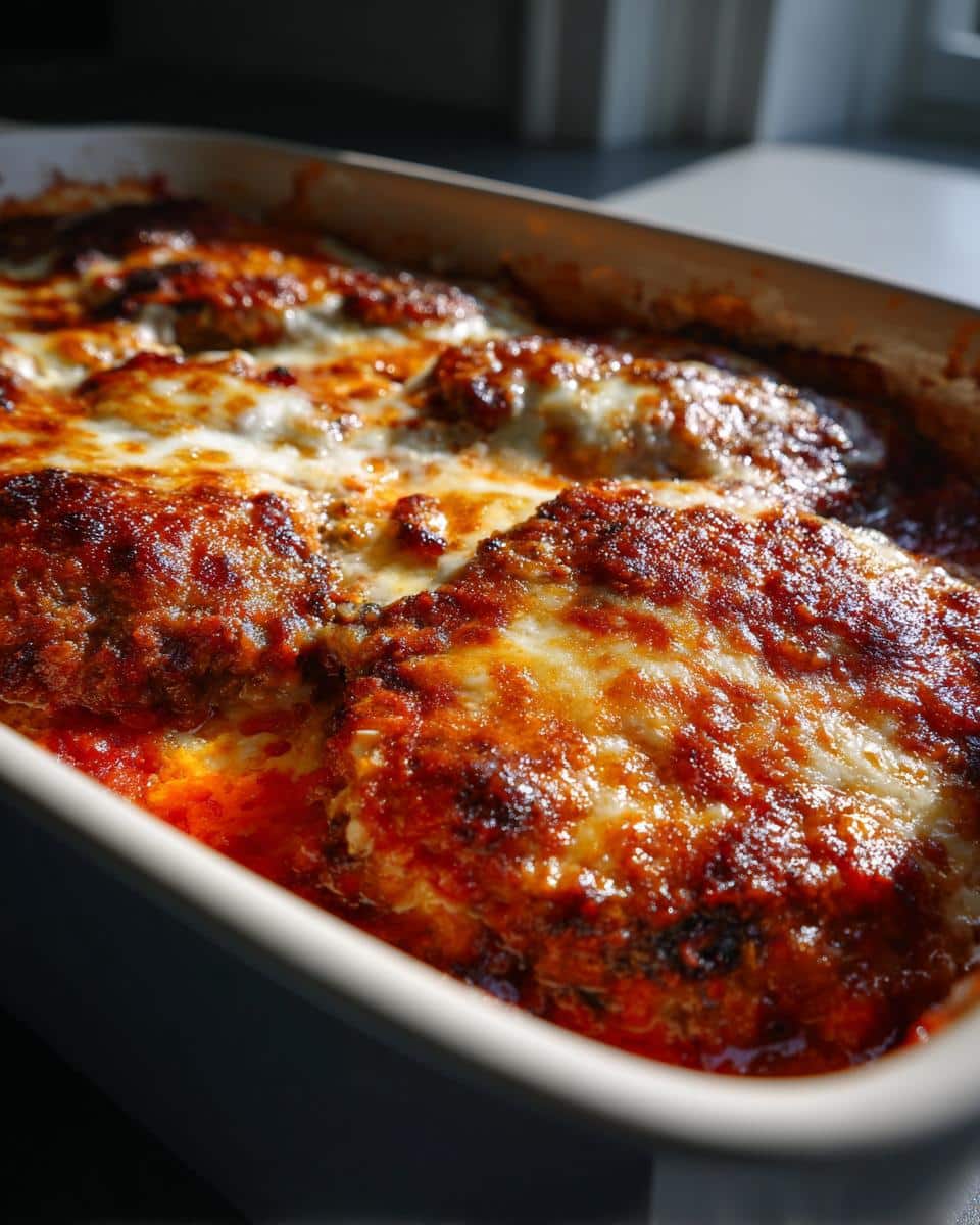 Crispy Baked Eggplant Parmesan - detail 2