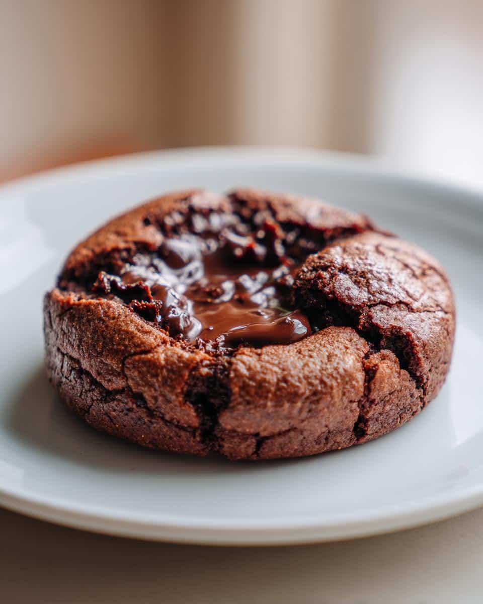 Molten lava cookies - detail 1