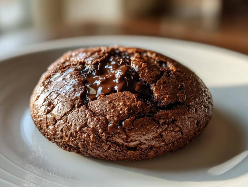 Molten lava cookies