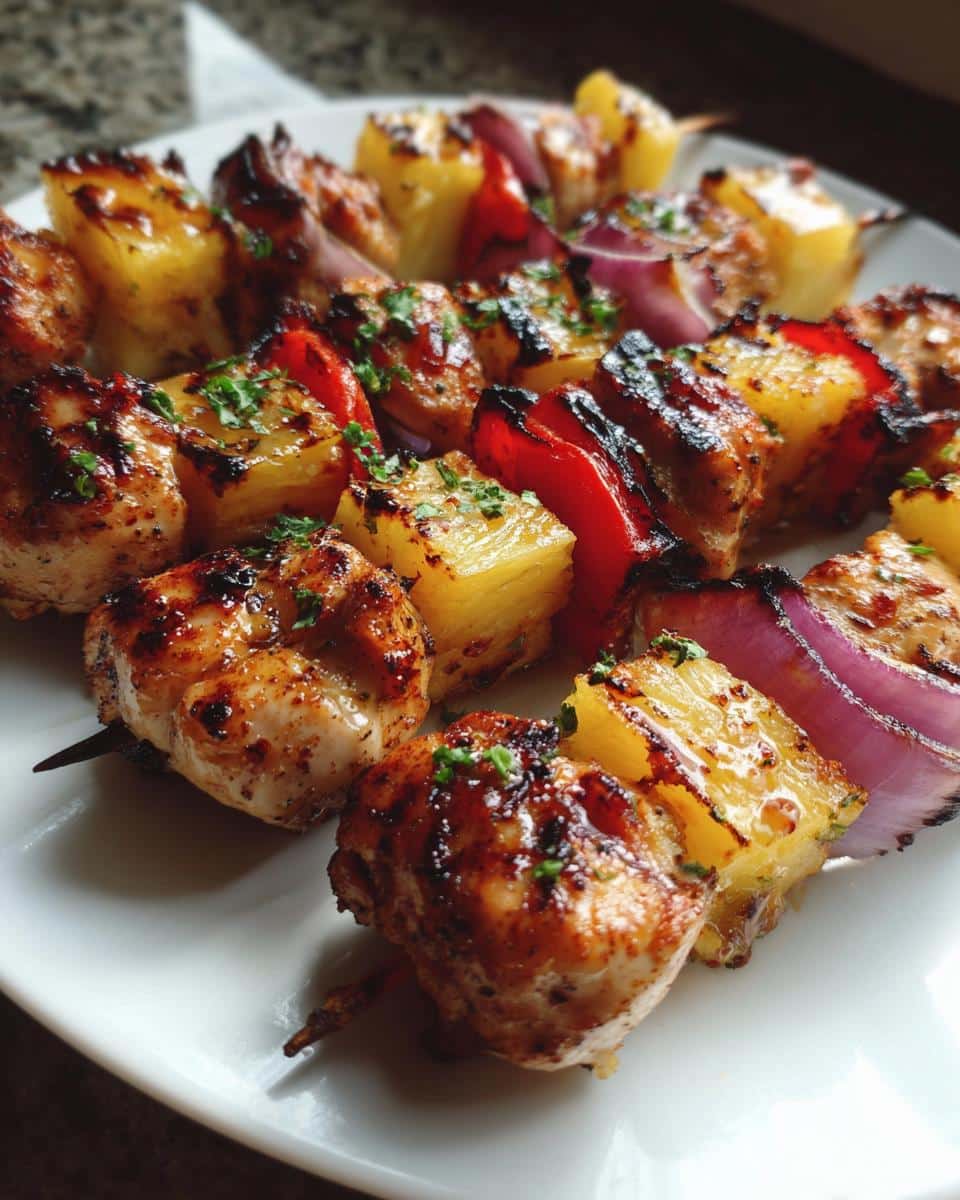 Pineapple Chicken Kabobs - detail 1