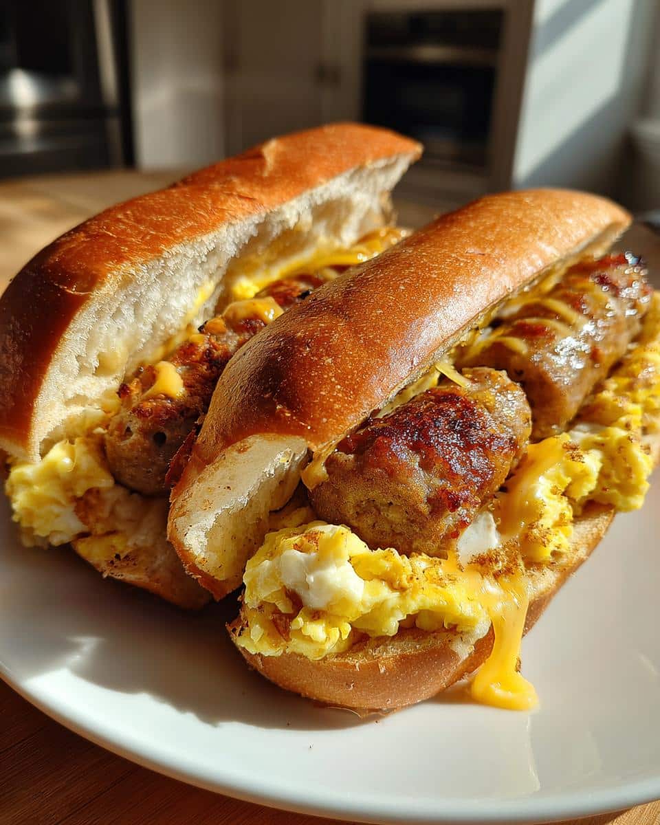 Sausage and Egg Breakfast Rolls - detail 2