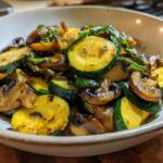 Skillet Zucchini and Mushrooms