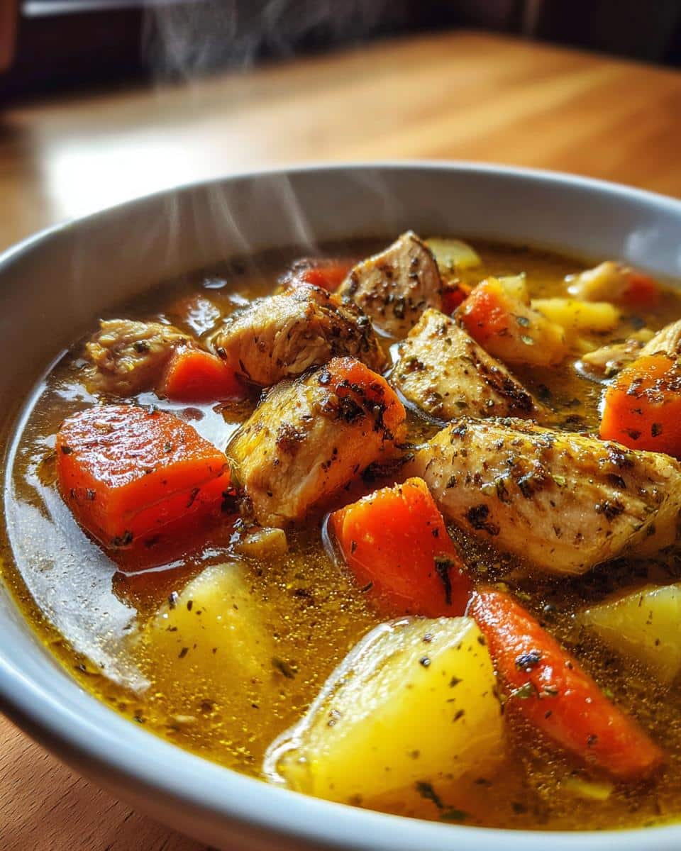 Slow Cooker Chicken Stew - detail 1
