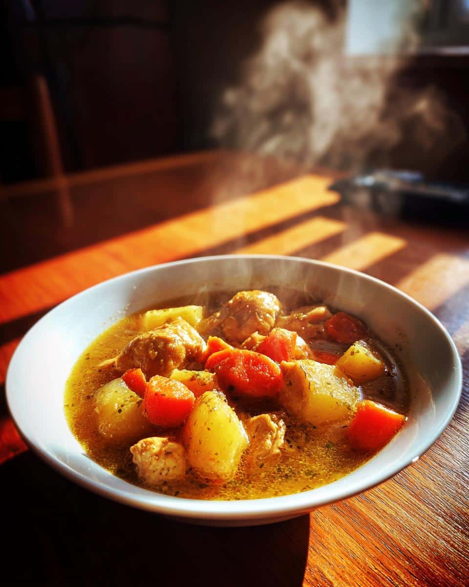 Slow Cooker Chicken Stew - detail 2