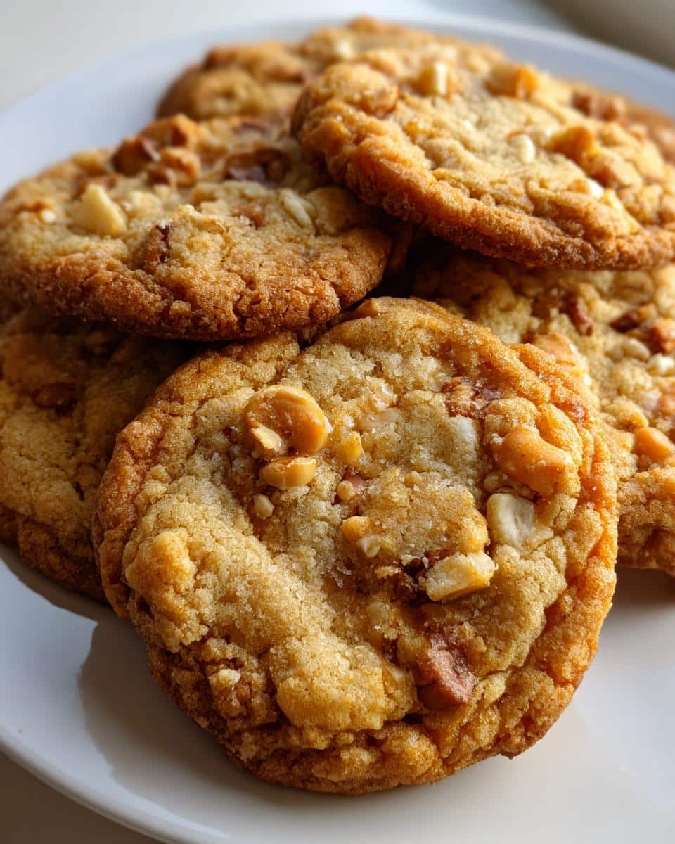 Toffee nut cookies - detail 2
