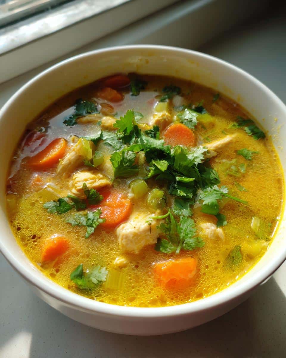 turmeric Chicken Soup Recipe - detail 2