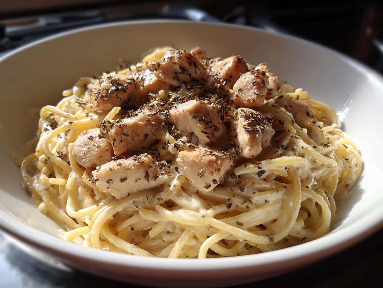 15-Minute Creamy Chicken Pasta