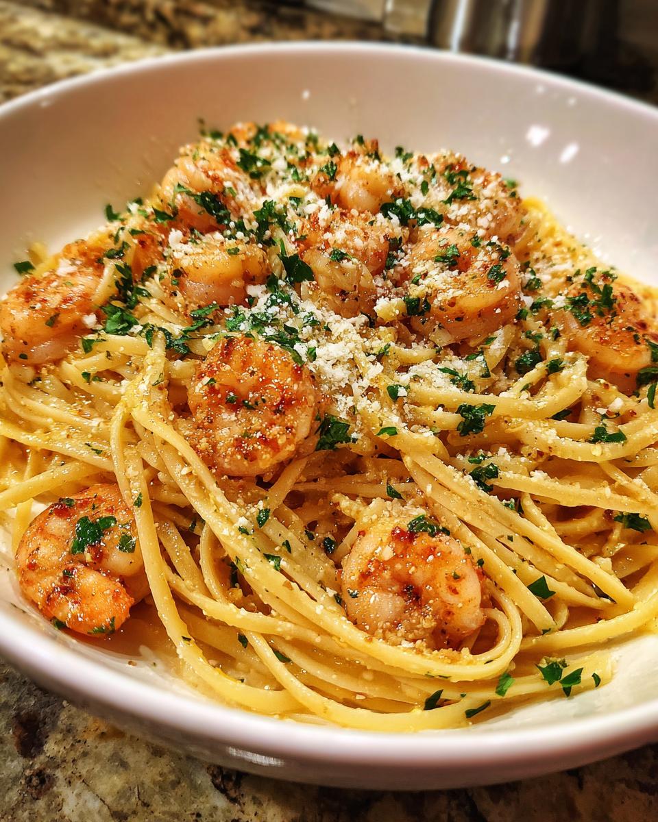 30 Minute Shrimp Pasta - detail 1