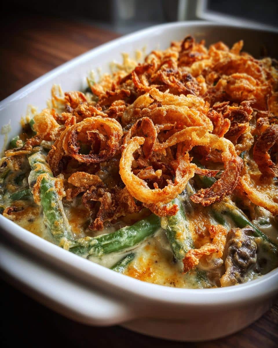 Classic Green Bean Casserole - detail 2
