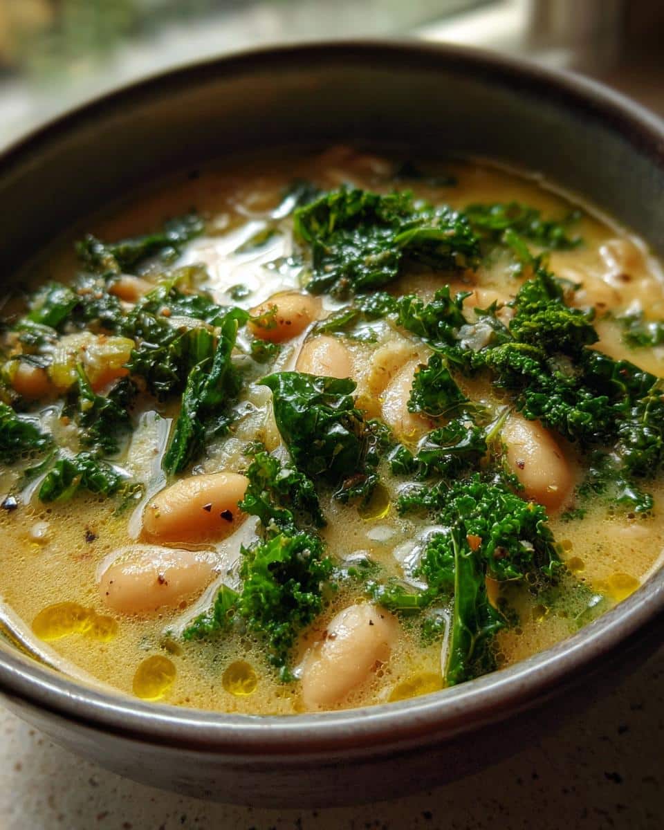Cozy White Bean and Kale Soup - detail 1
