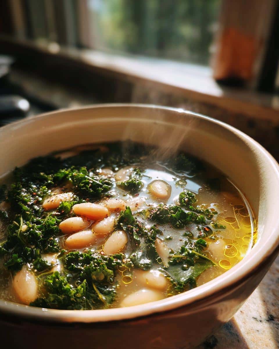 Cozy White Bean and Kale Soup - detail 2