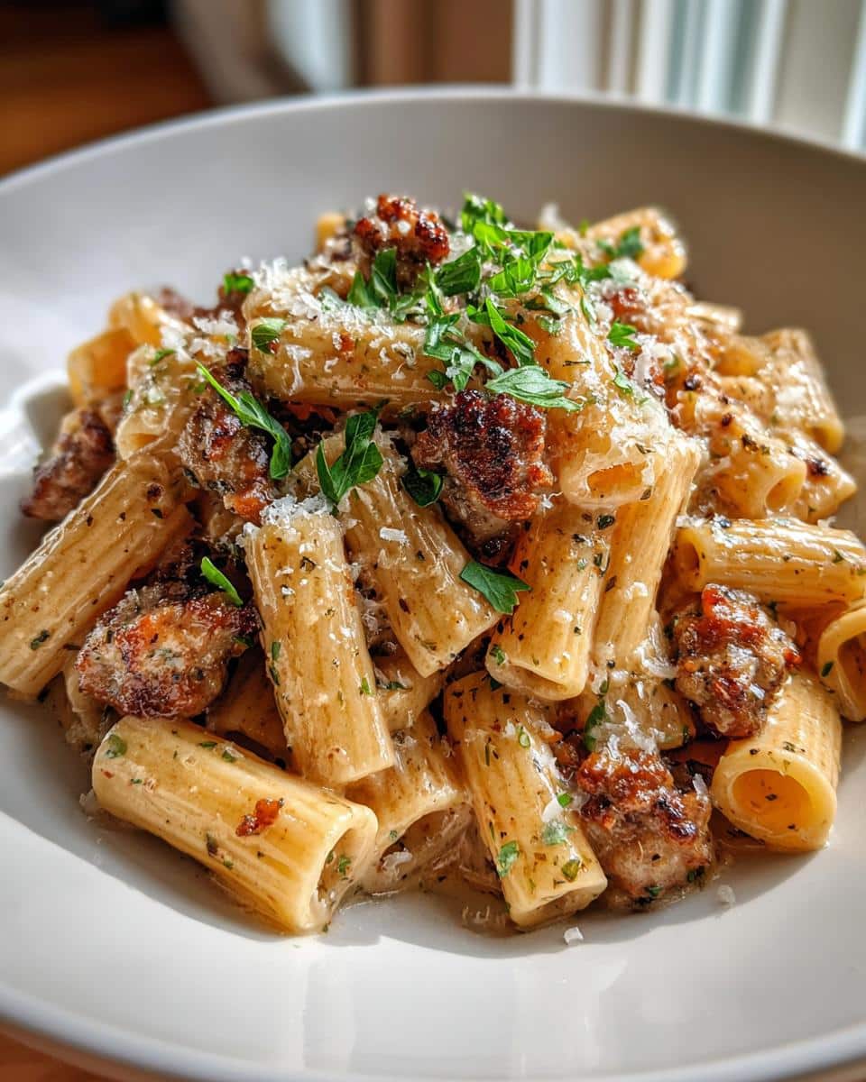 Creamy Italian Sausage Pasta - detail 2