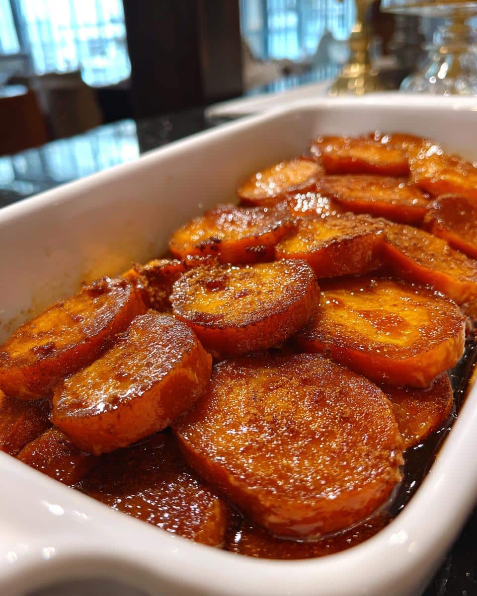 Easy Make-Ahead Candied Yams - detail 1