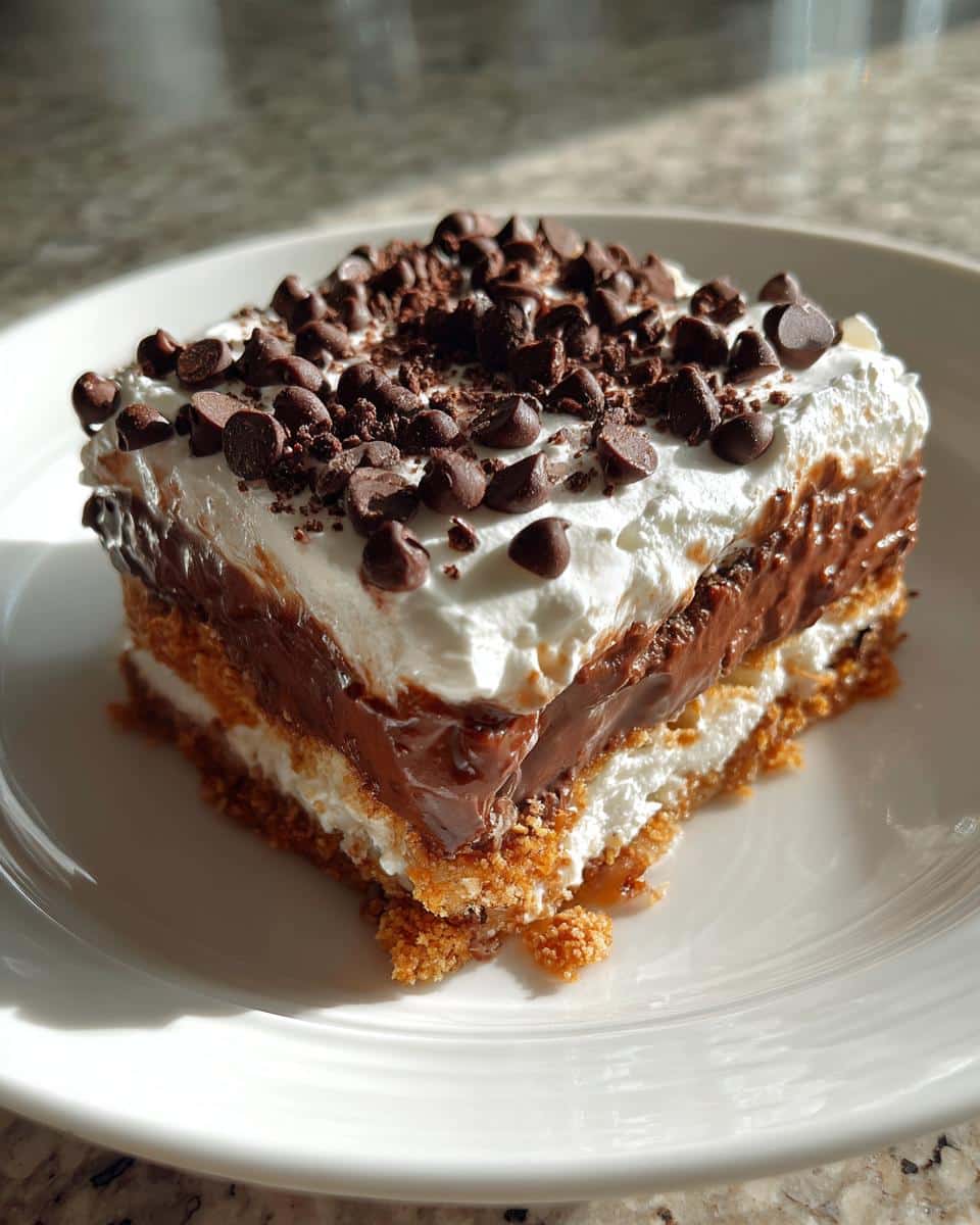 Easy No-Bake Chocolate Lasagna - detail 1