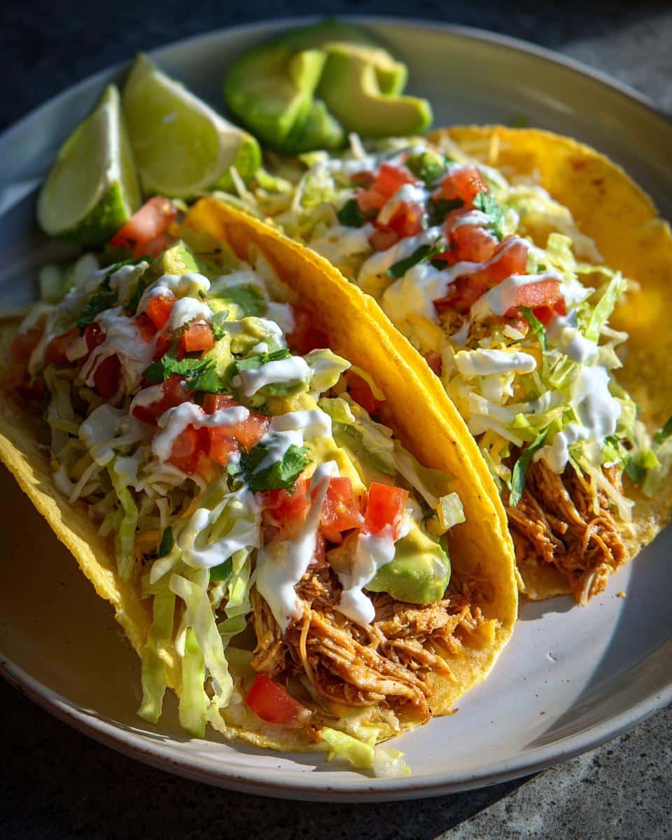 Easy Shredded Chicken Tacos - detail 2