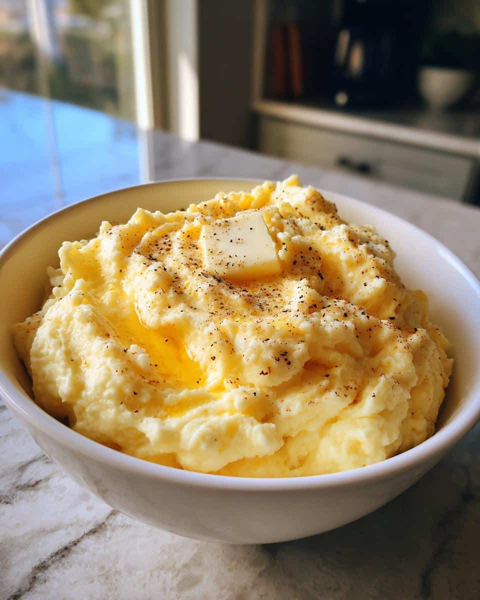 Fluffy Mashed Potatoes with Cream Cheese