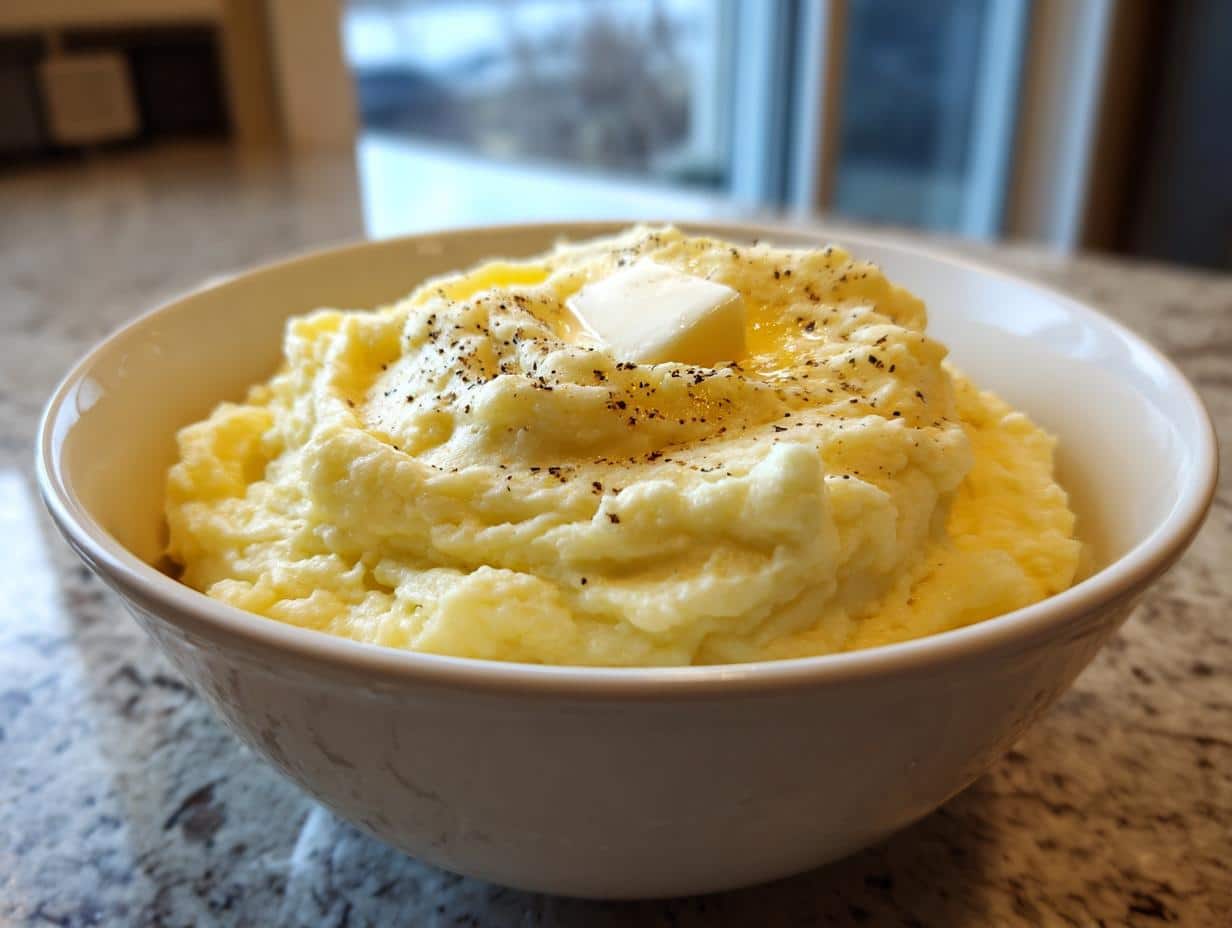 Fluffy Mashed Potatoes with Cream Cheese