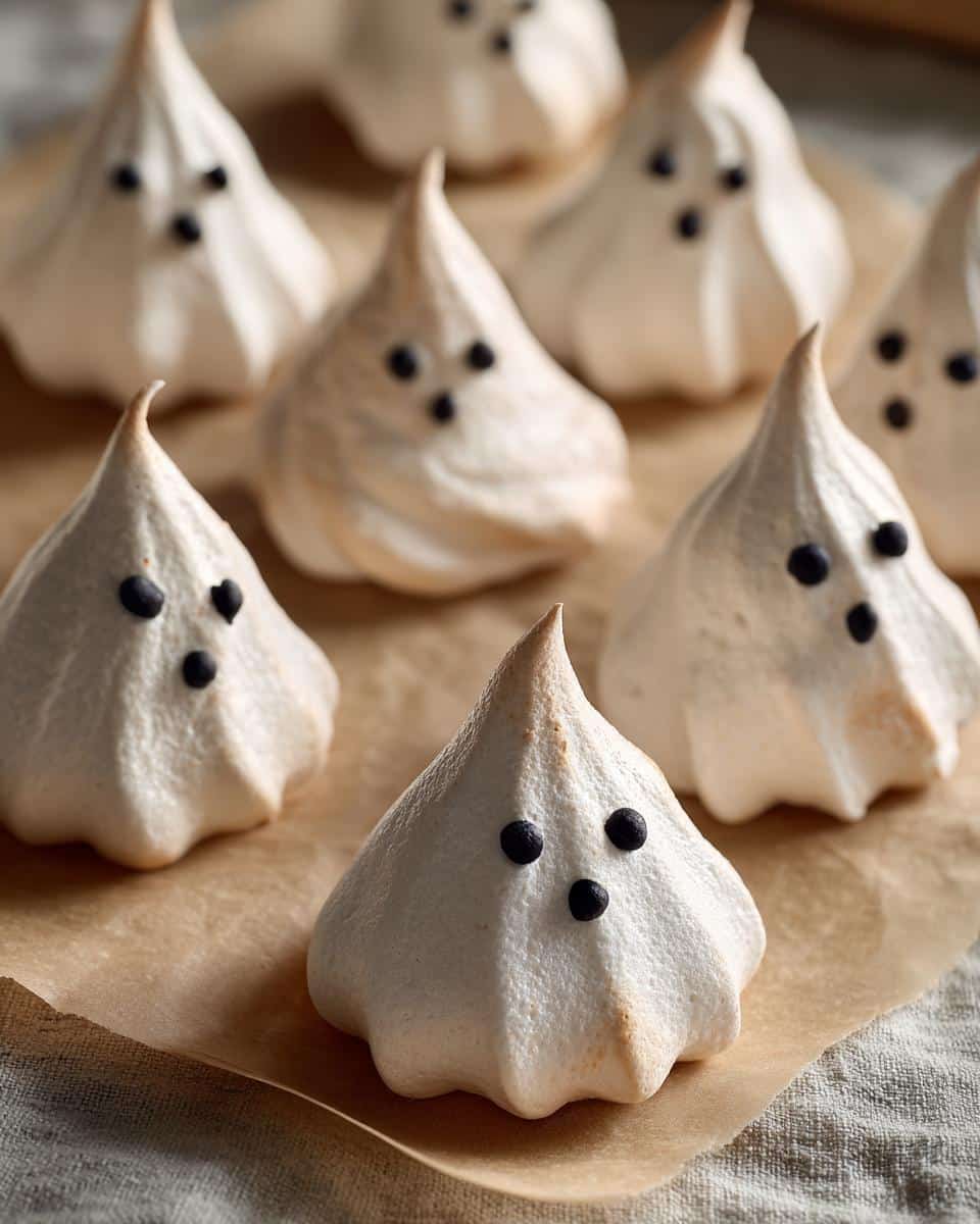 Ghost Meringue Cookies - detail 1