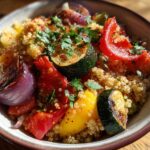 Healthy Quinoa Salad with Roasted Vegetables