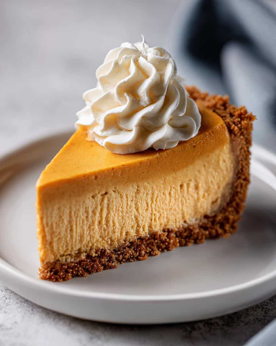 No Bake Pumpkin Cheesecake - detail 1