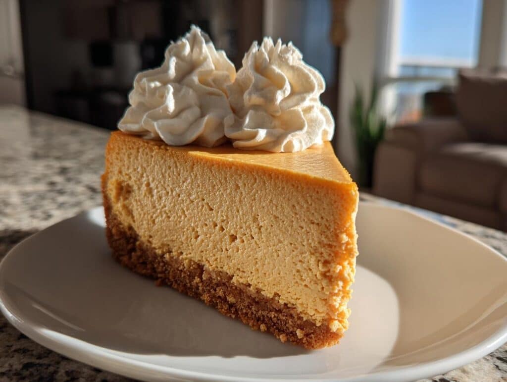 No Bake Pumpkin Cheesecake