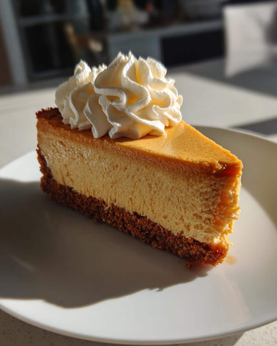 No Bake Pumpkin Cheesecake - detail 2