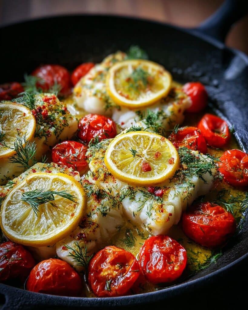 One-Pan Lemon Dill Cod