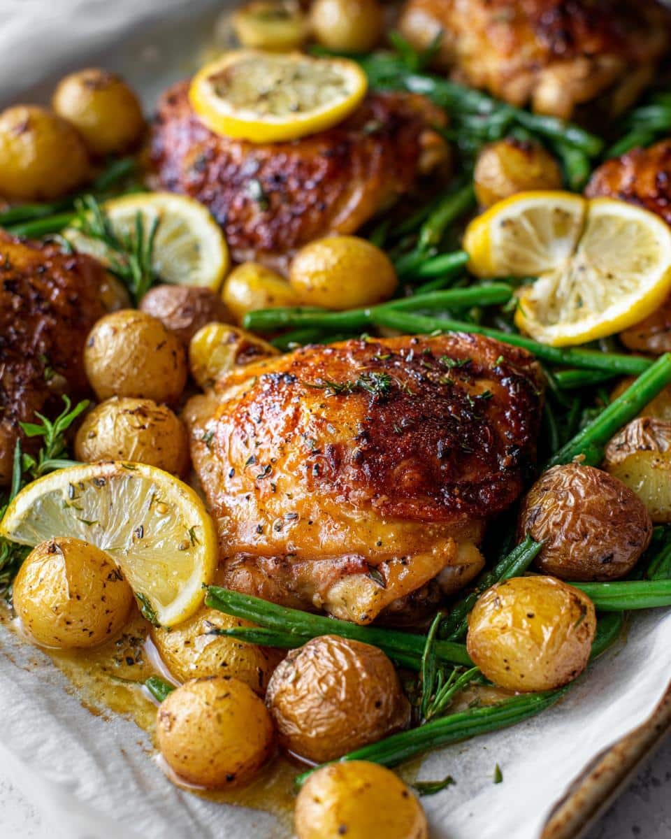 One Pan Lemon Herb Chicken - detail 1