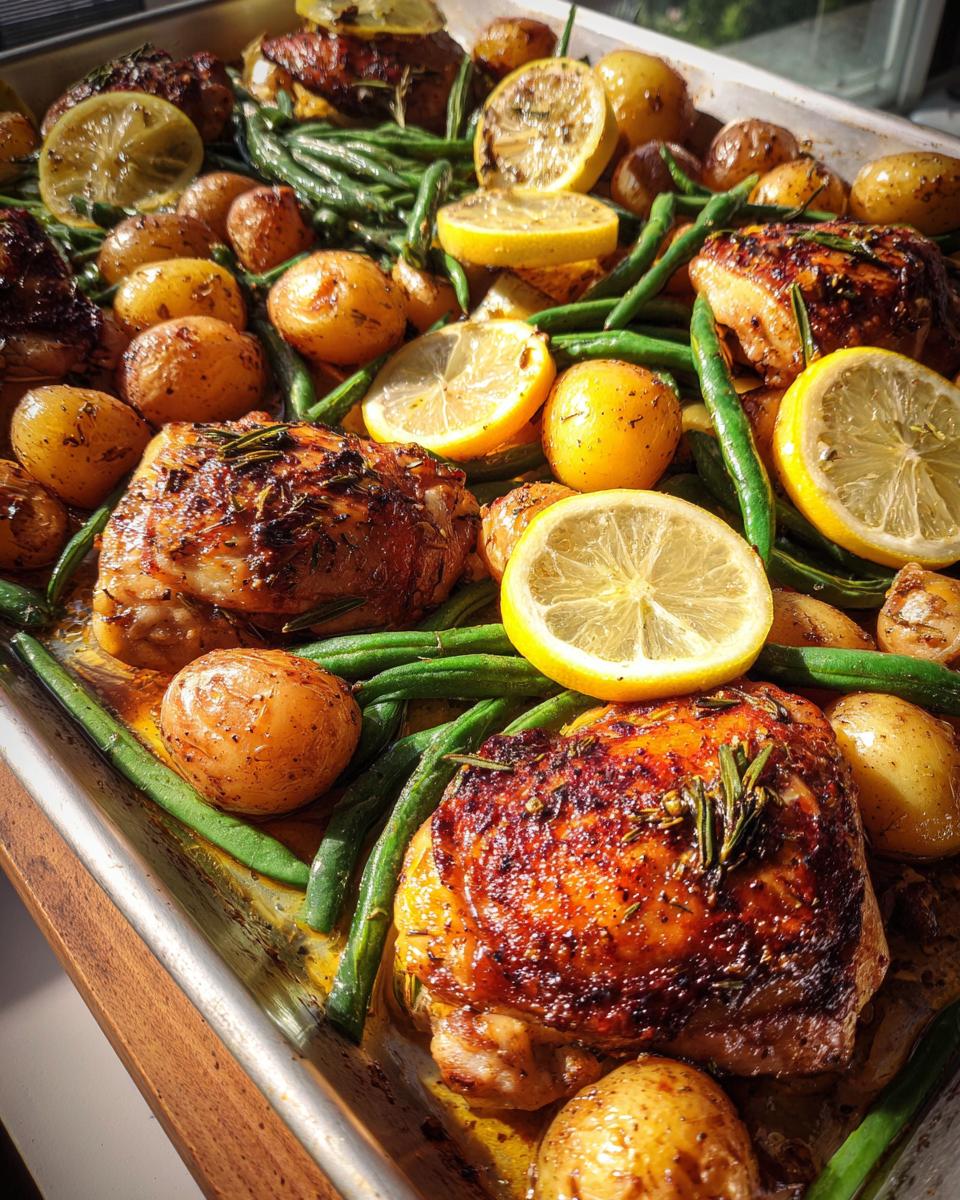 One Pan Lemon Herb Chicken - detail 2