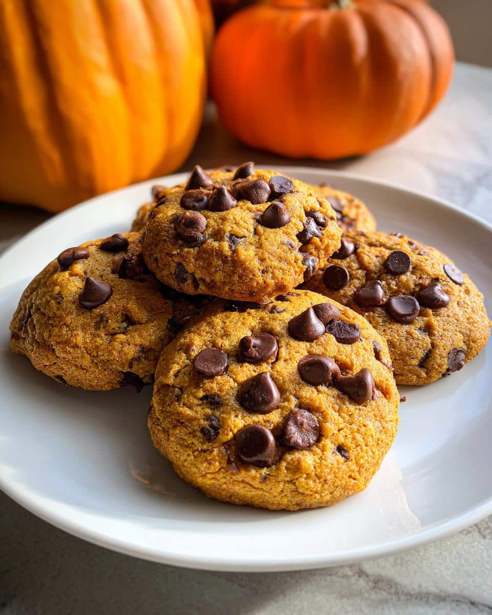 Pumpkin Chocolate Chip Cookies - detail 2