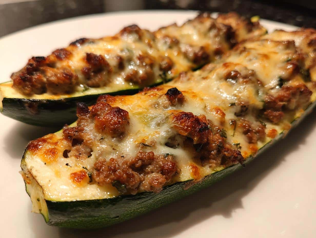 Quick Low-Carb Zucchini Boats
