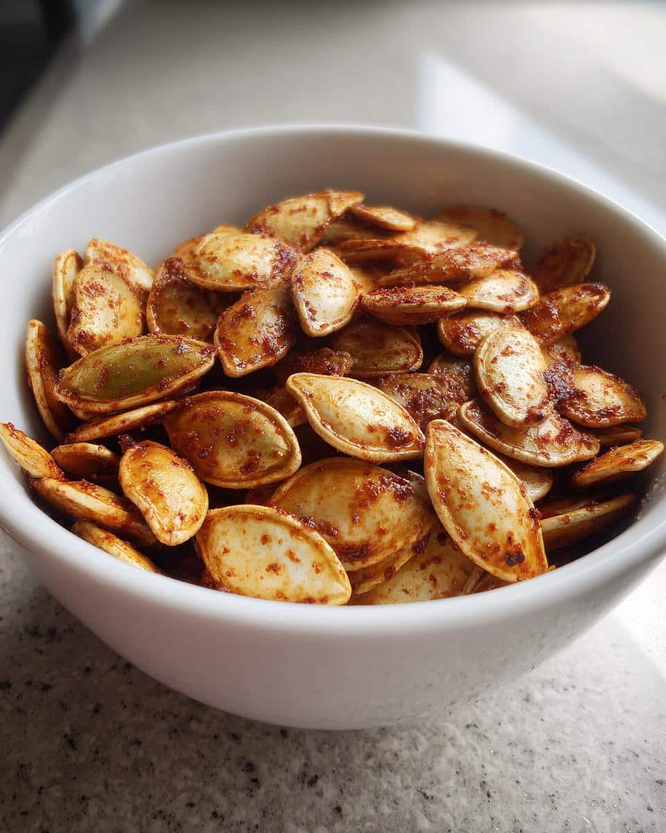 Quick Spiced Pumpkin Seeds - detail 1
