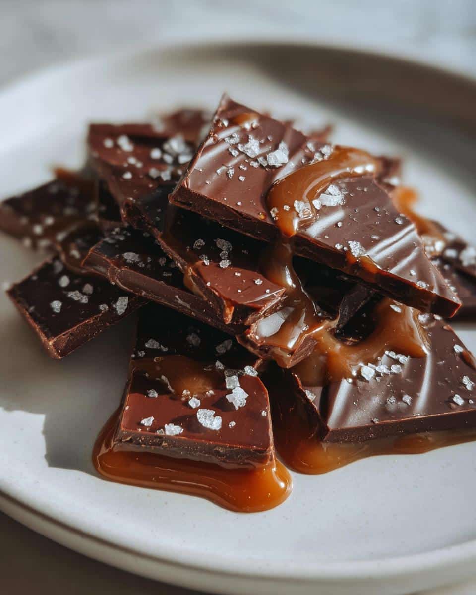 Salted Caramel Chocolate Bark - detail 1