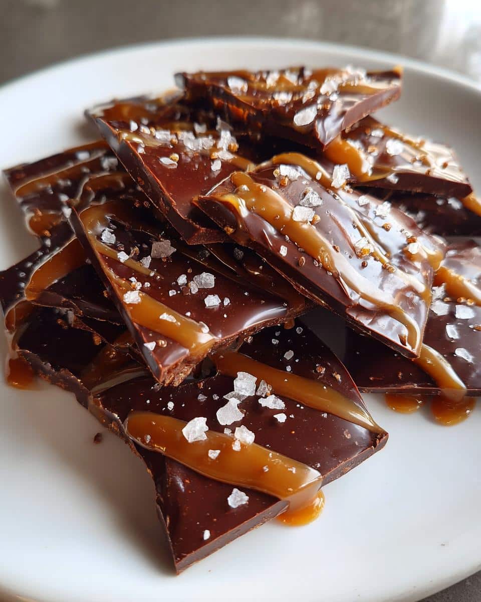 Salted Caramel Chocolate Bark - detail 2