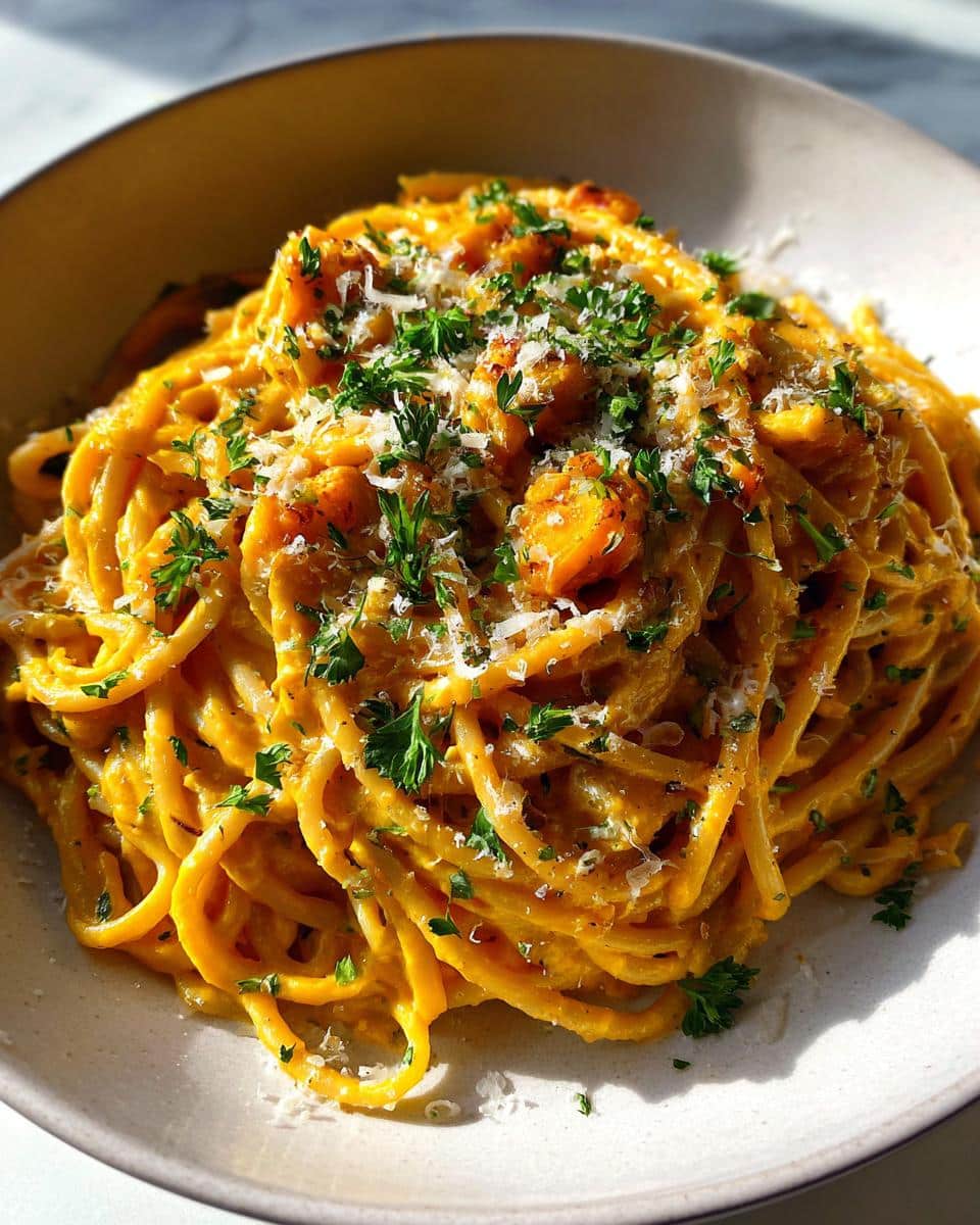 Savory Butternut Squash Pasta - detail 2