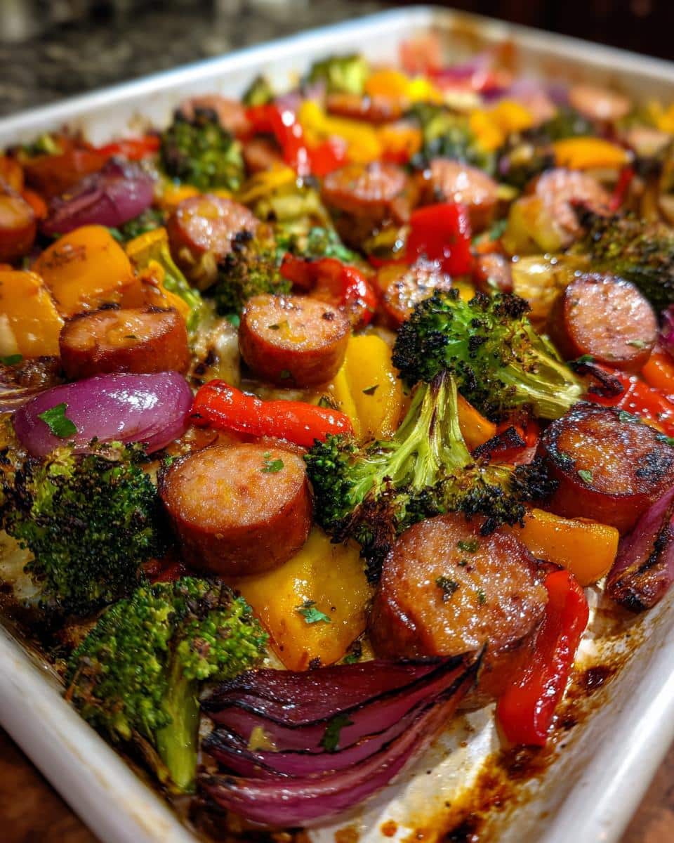 Sheet Pan Sausage and Veggies - detail 1