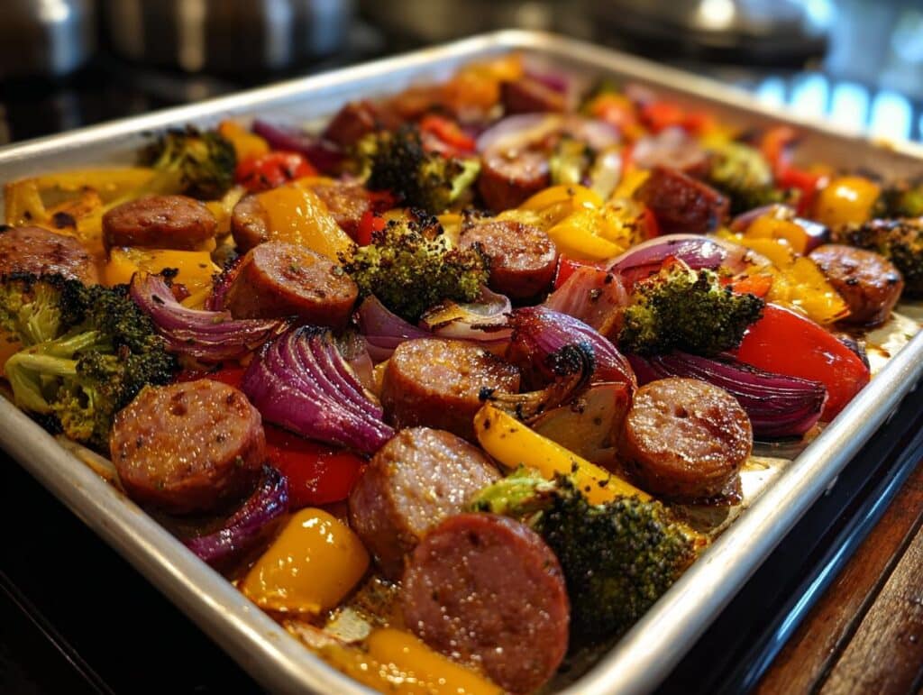 Sheet Pan Sausage and Veggies