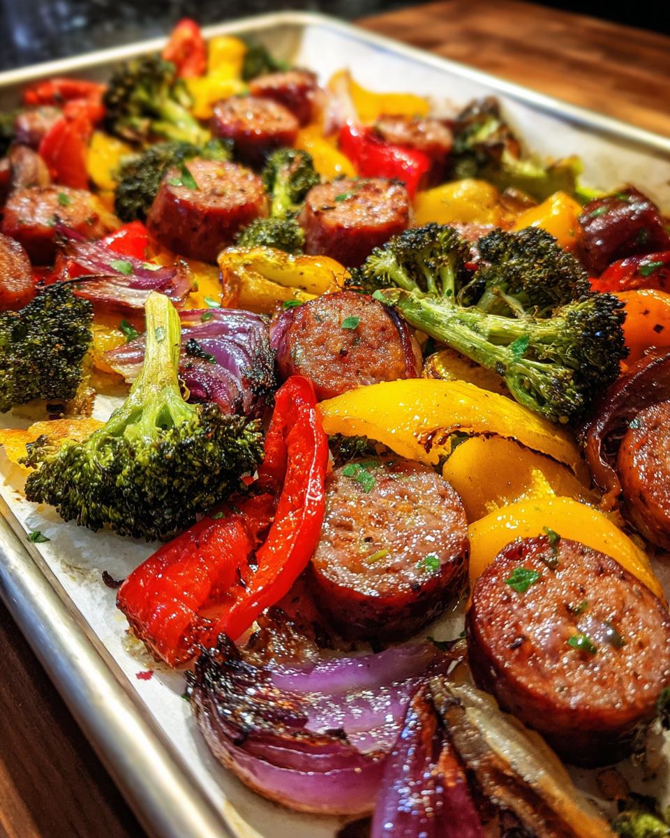 Sheet Pan Sausage and Veggies - detail 2