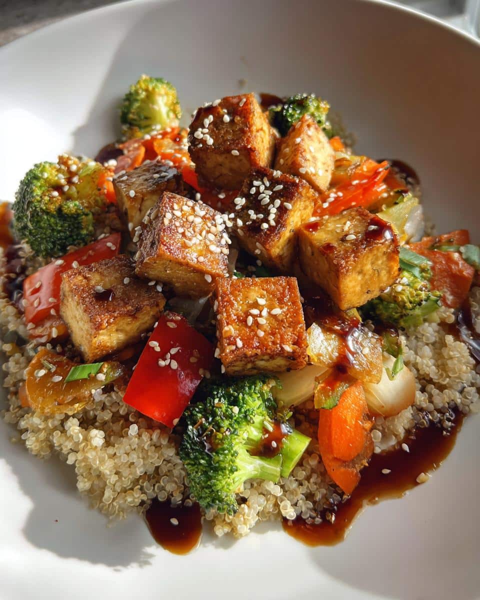 Simple High-Protein Tofu Bowl - detail 1