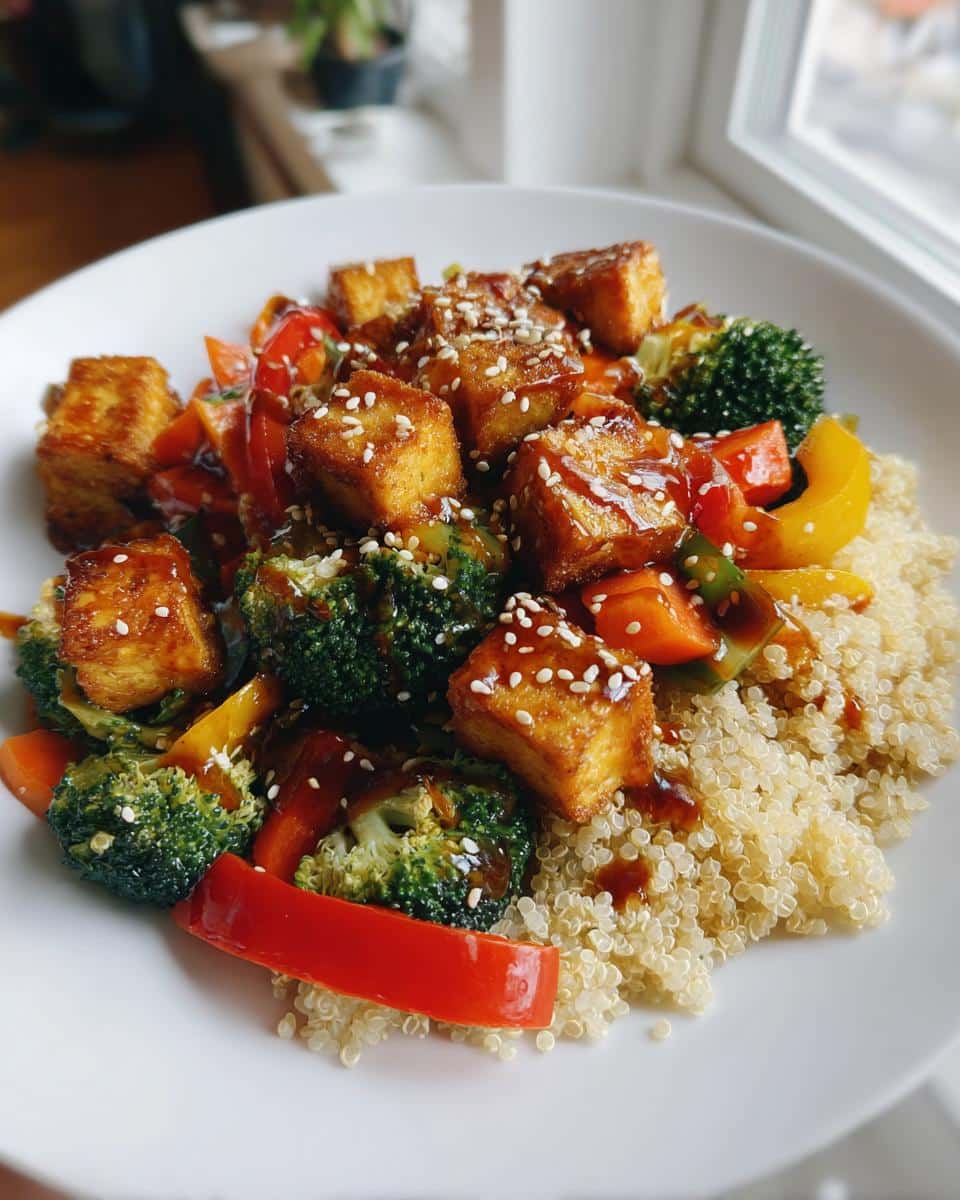 Simple High-Protein Tofu Bowl - detail 2